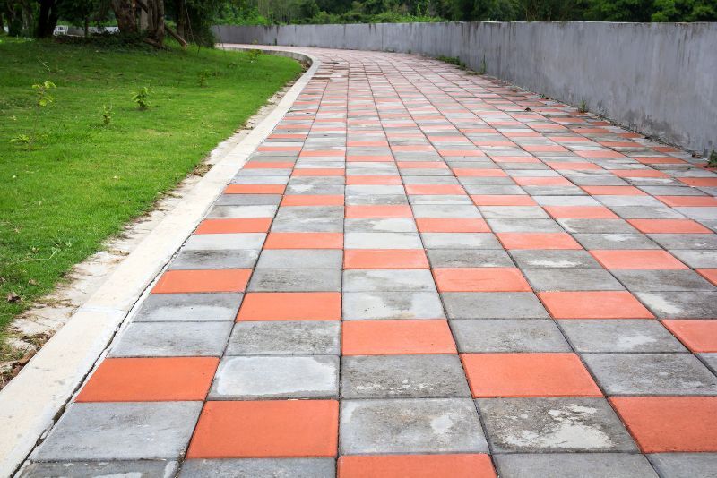 concrete footpath A1 coffs harbour coloured concrete bricks for concrete path